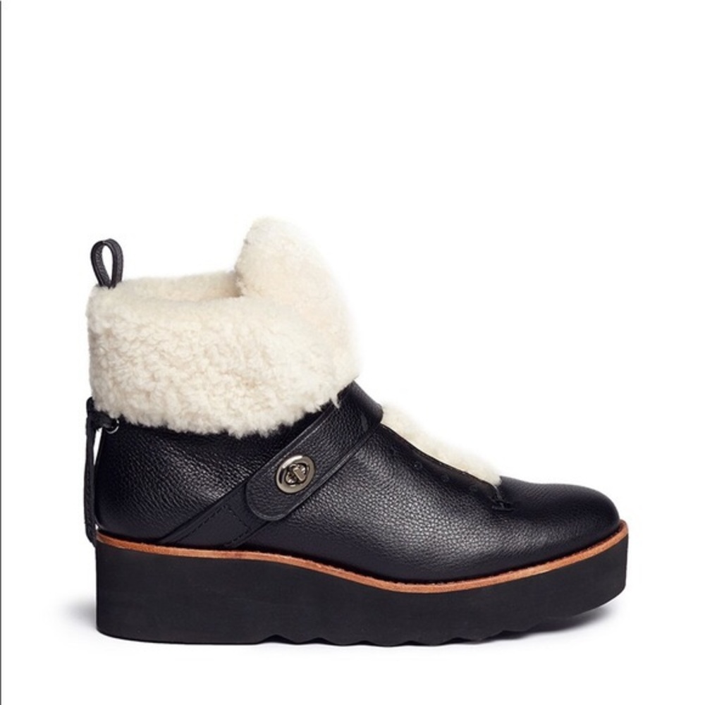 Coach Urban Hiker Shearling Boot